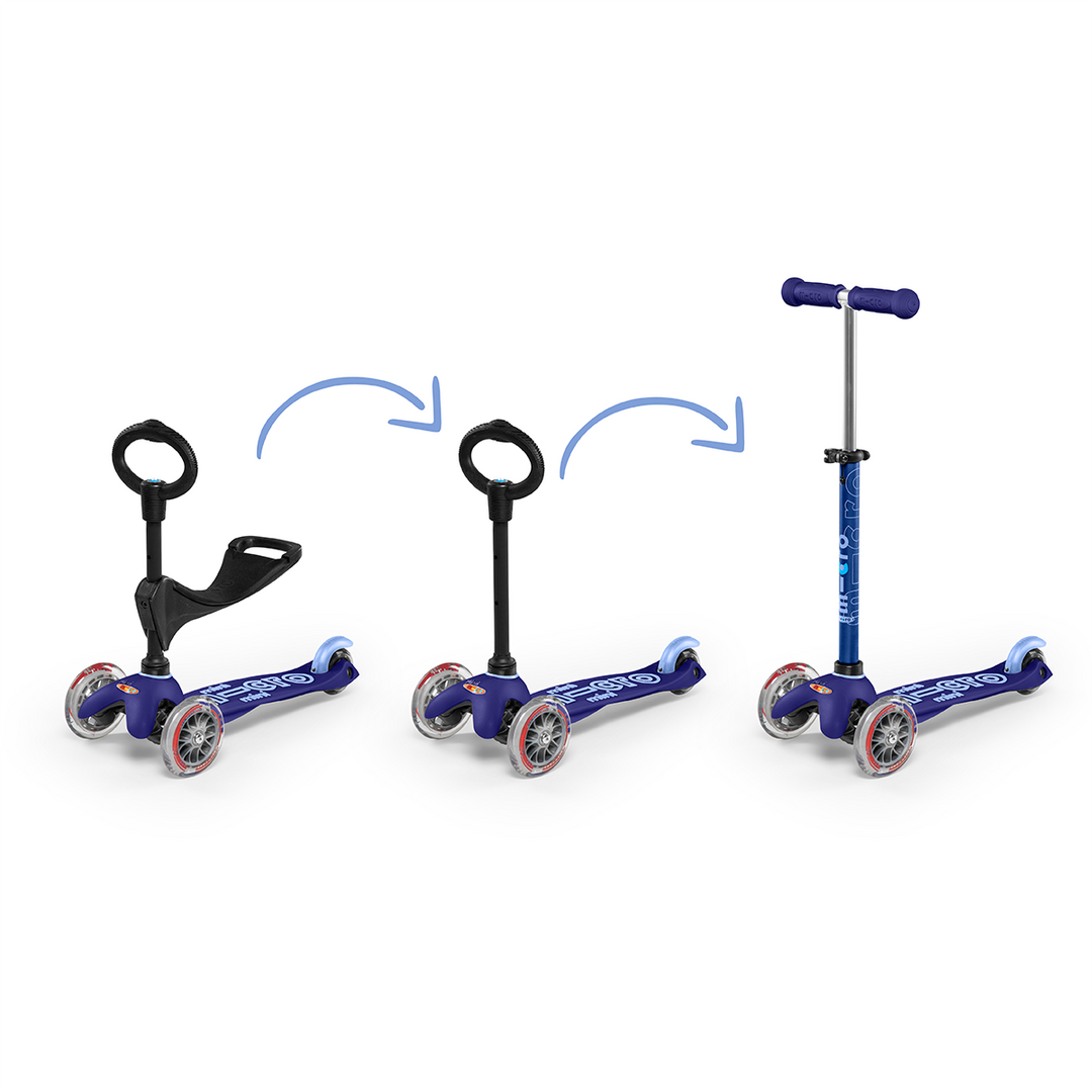 micro mini 3-in-1 scooter || blue