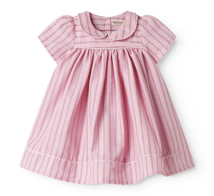 DULLA DRESS || BONBON PINK STRIPES