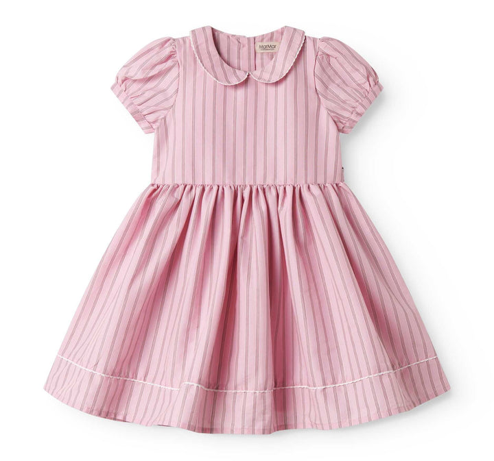 DARCEL DRESS || BONBON PINK STRIPES