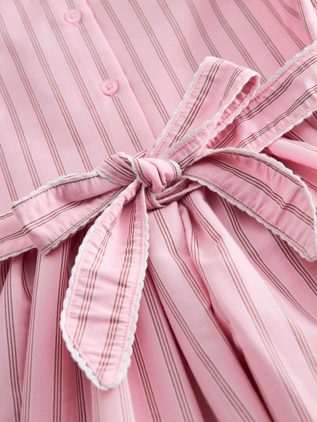 DARCEL DRESS || BONBON PINK STRIPES
