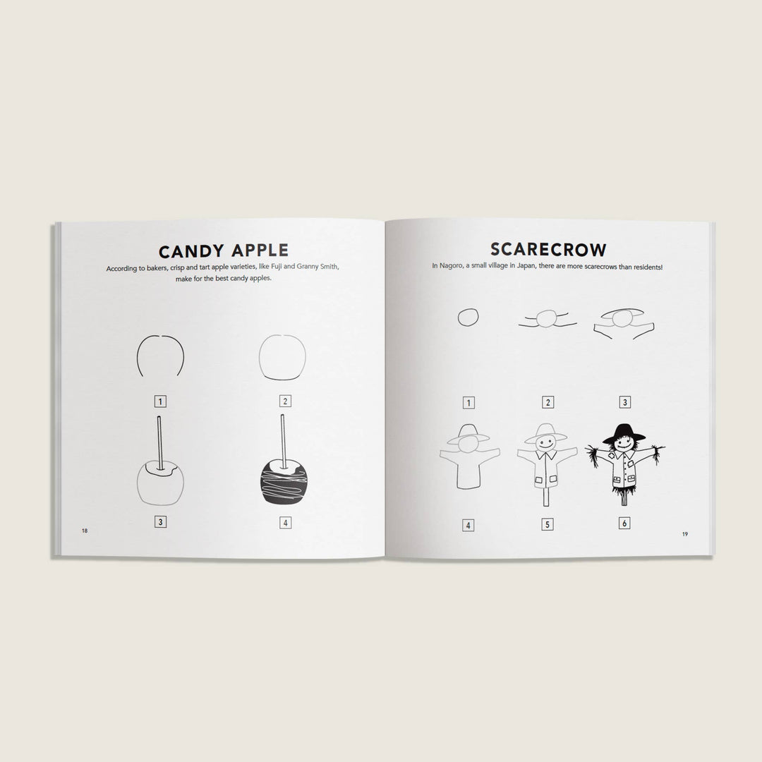 how to draw || fall things