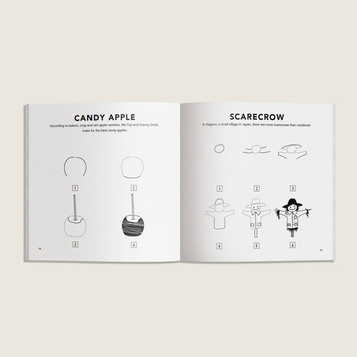 how to draw || fall things
