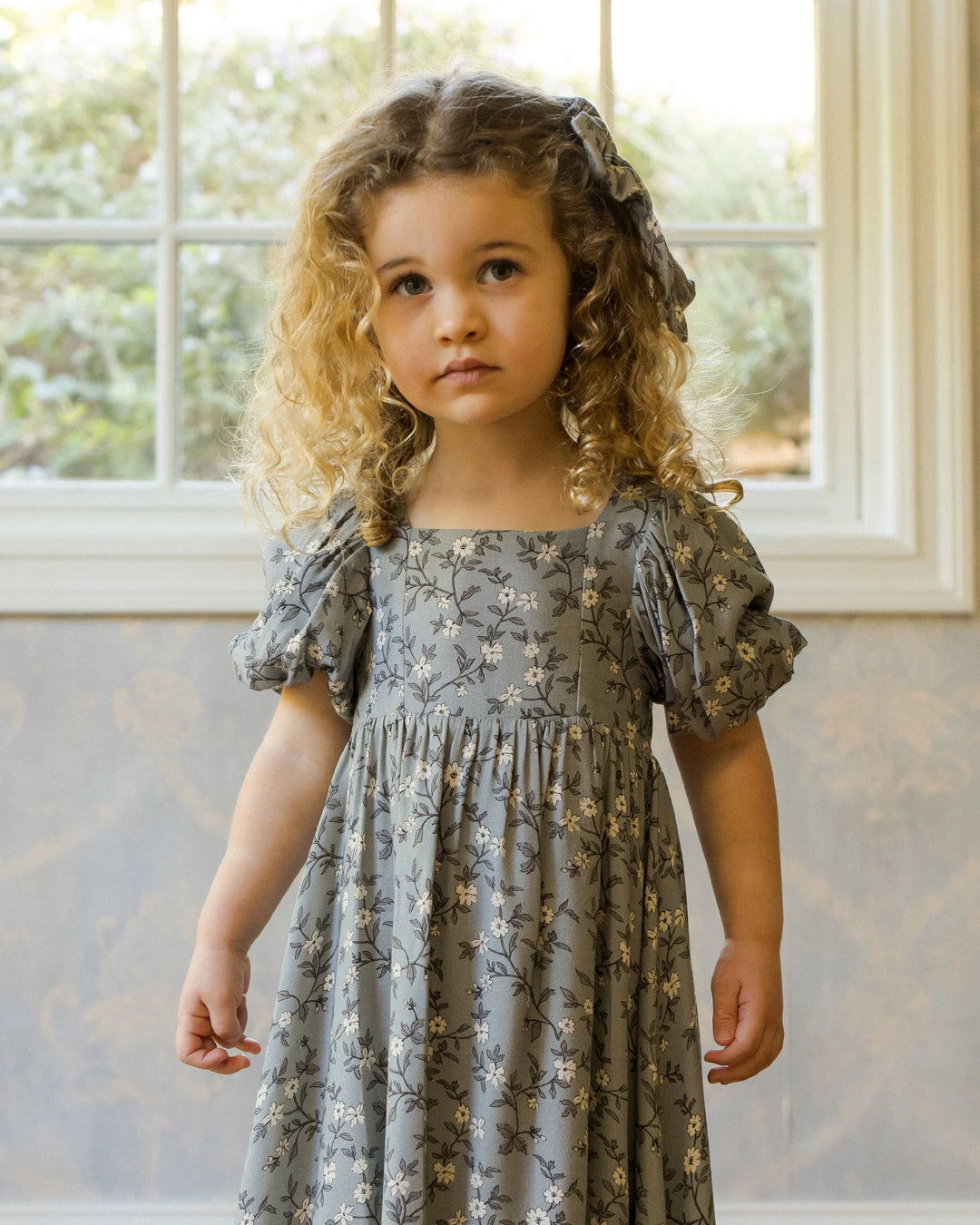 AUGUSTA DRESS || FRENCH BLUE FLORAL