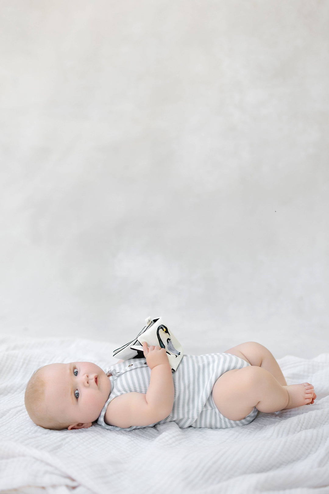 crinkle book made with organic cotton