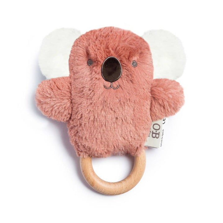 Kate Pink Koala Soft Rattle Toy