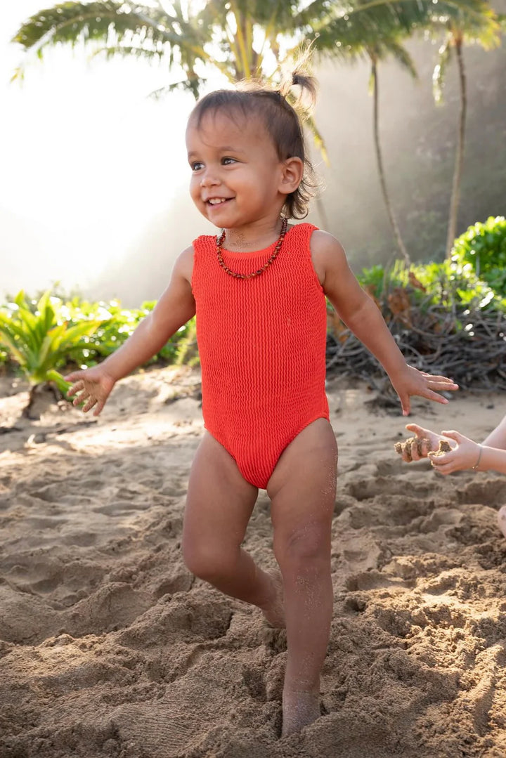 SCRUNCH KIDS ONE PIECE || CORAL