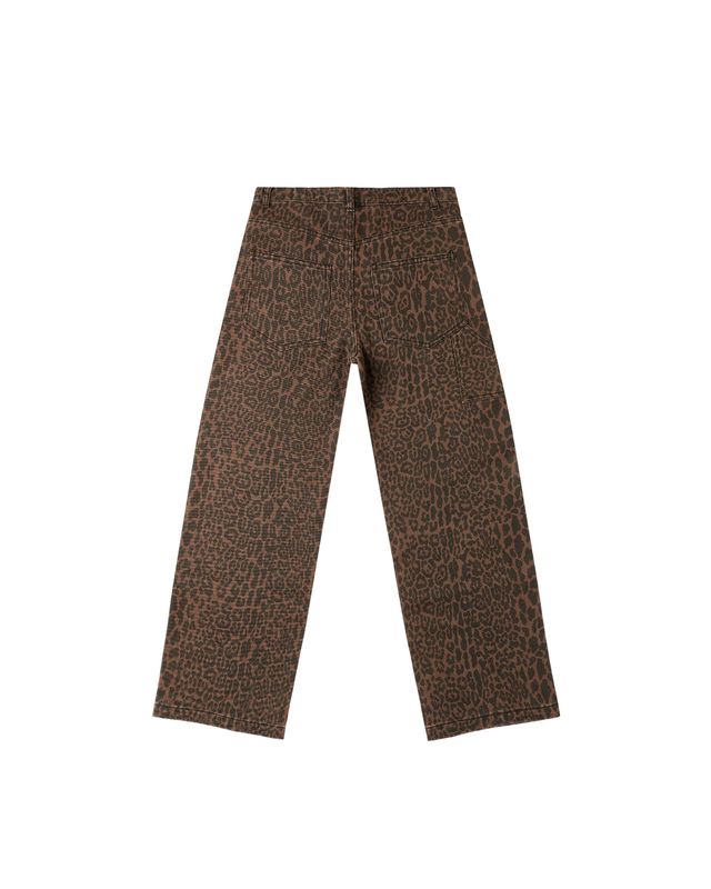 BARREL DENIM | LEOPARD