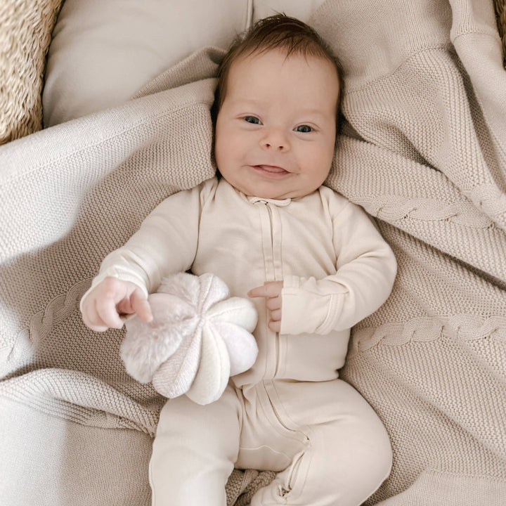 MONTESSORI RATTLE BALL || BLUSH