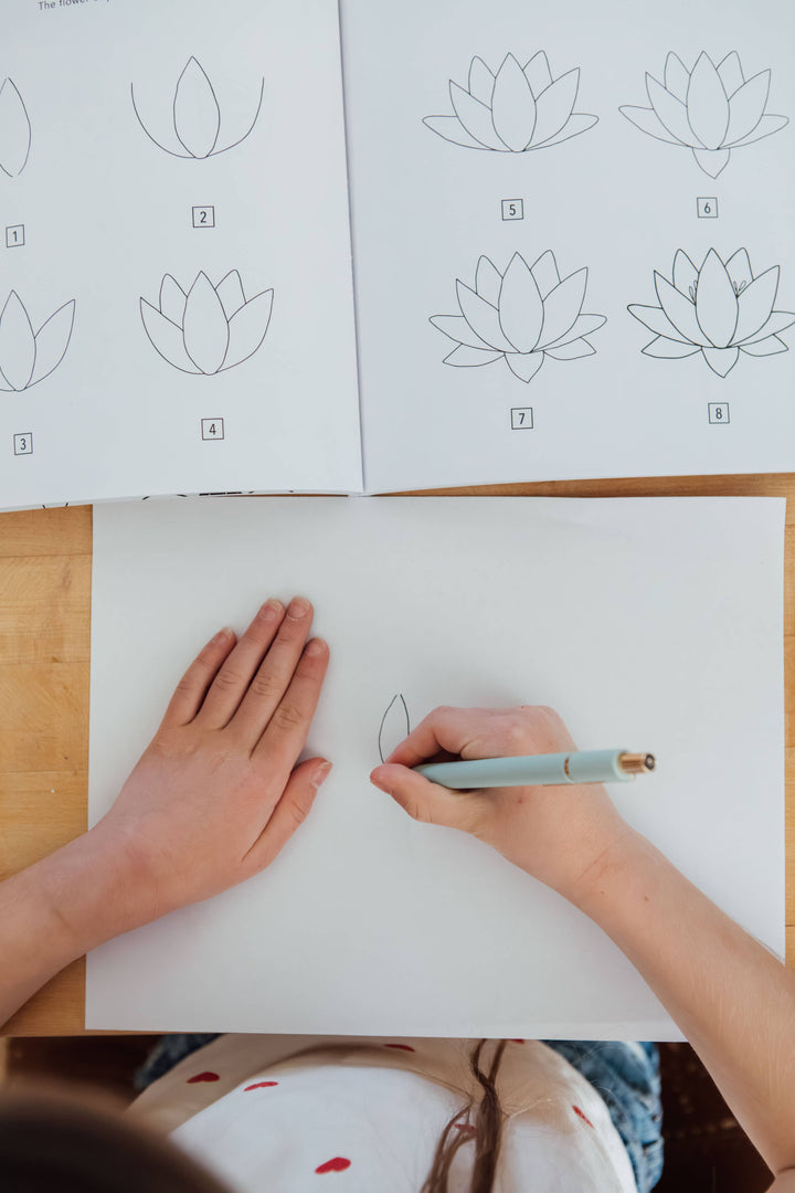 how to draw || modern flowers