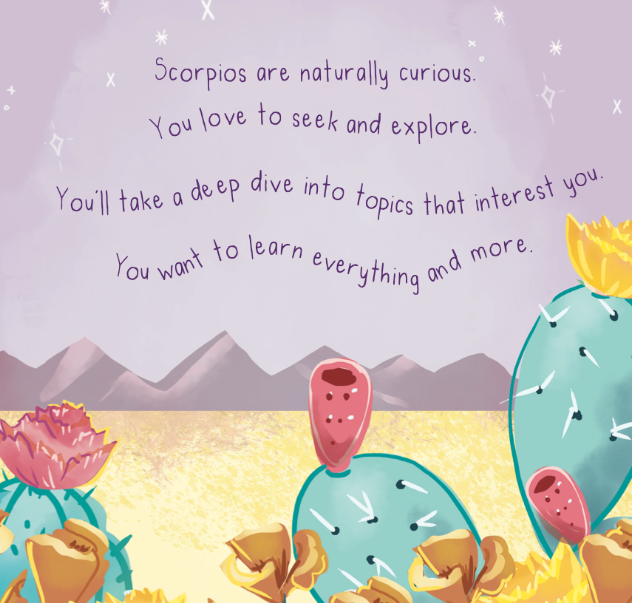 zodiac baby book || scorpio