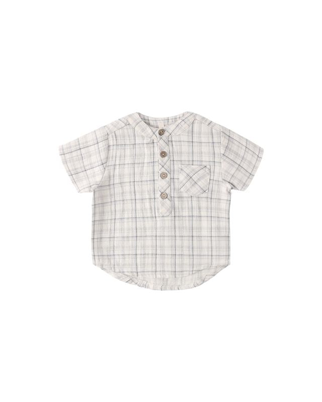 JAXSON SHIRT || BLUE PLAID