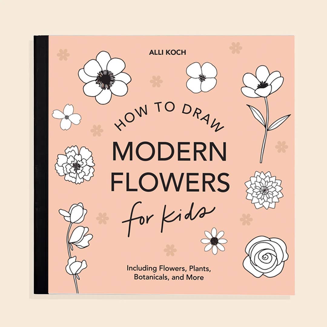 how to draw || modern flowers