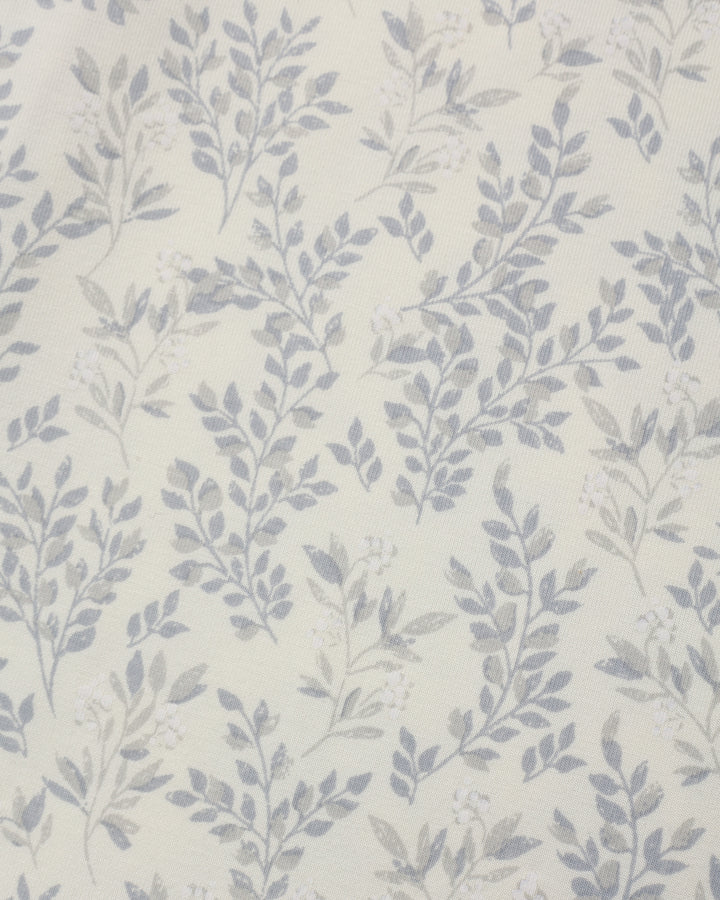 BAMBOO ZIP FOOTIE || CLOUD FLORAL
