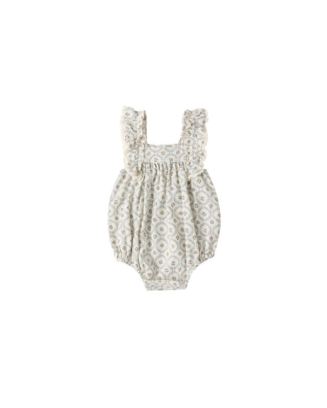 MAYA ROMPER || GREEN FLEUR