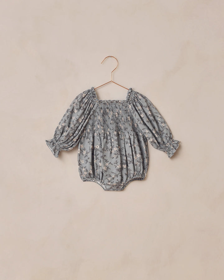 AUTUMN ROMPER || FRENCH BLUE FLORAL