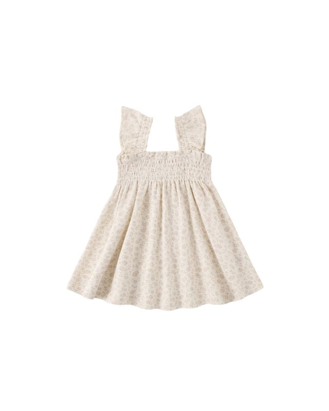 SMOCKED JERSEY DRESS || DITSY