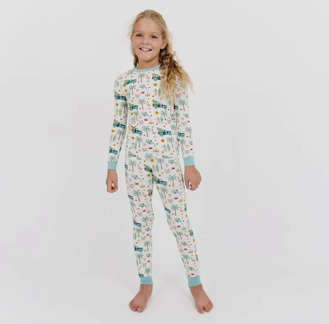 BAMBOO KIDS PAJAMAS || COASTAL CHRISTMAS