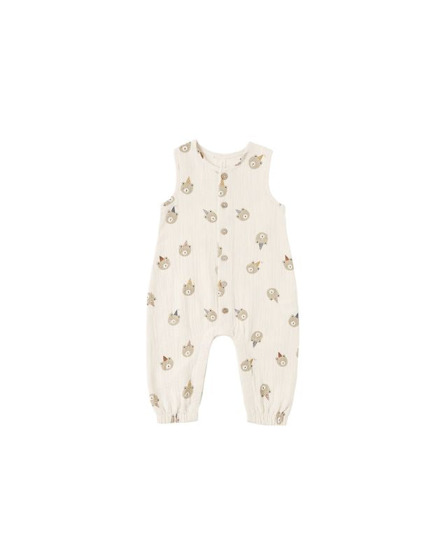 WOVEN JUMPSUIT || PARTY BEARS