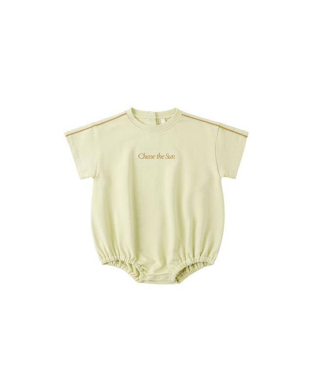 RELAXED BUBBLE ROMPER || CHASE THE SUN