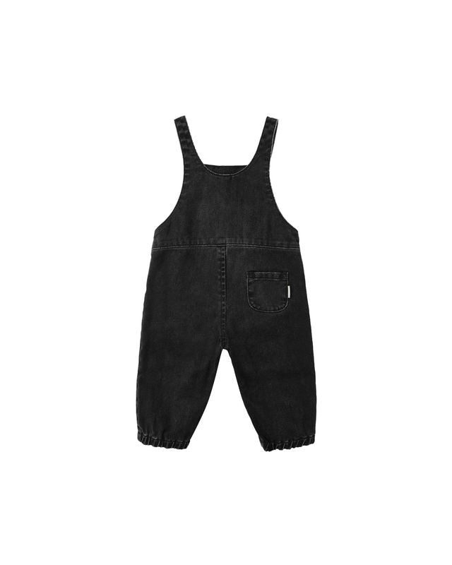 BABY OVERALLS || WASHED BLACK