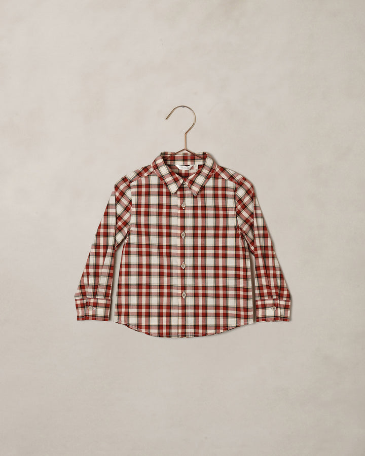 harrison button down || holiday tartan