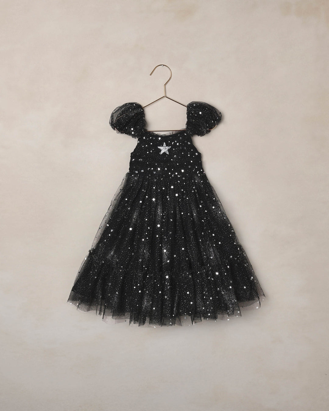 clara dress || silver stars