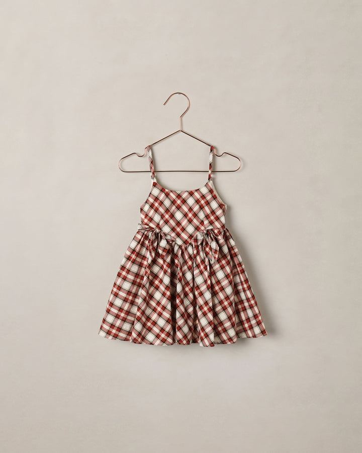 betsy dress || holiday tartan