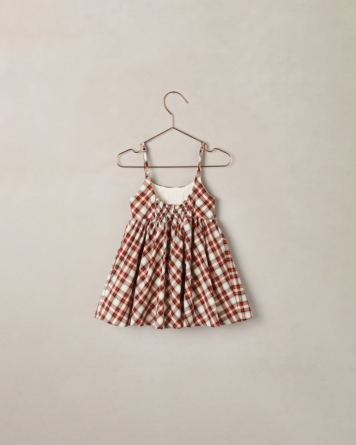 betsy dress || holiday tartan