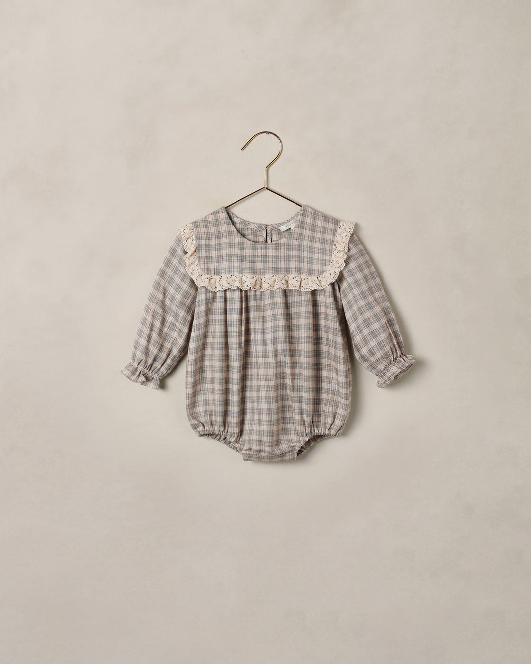 noelle romper || fall plaid