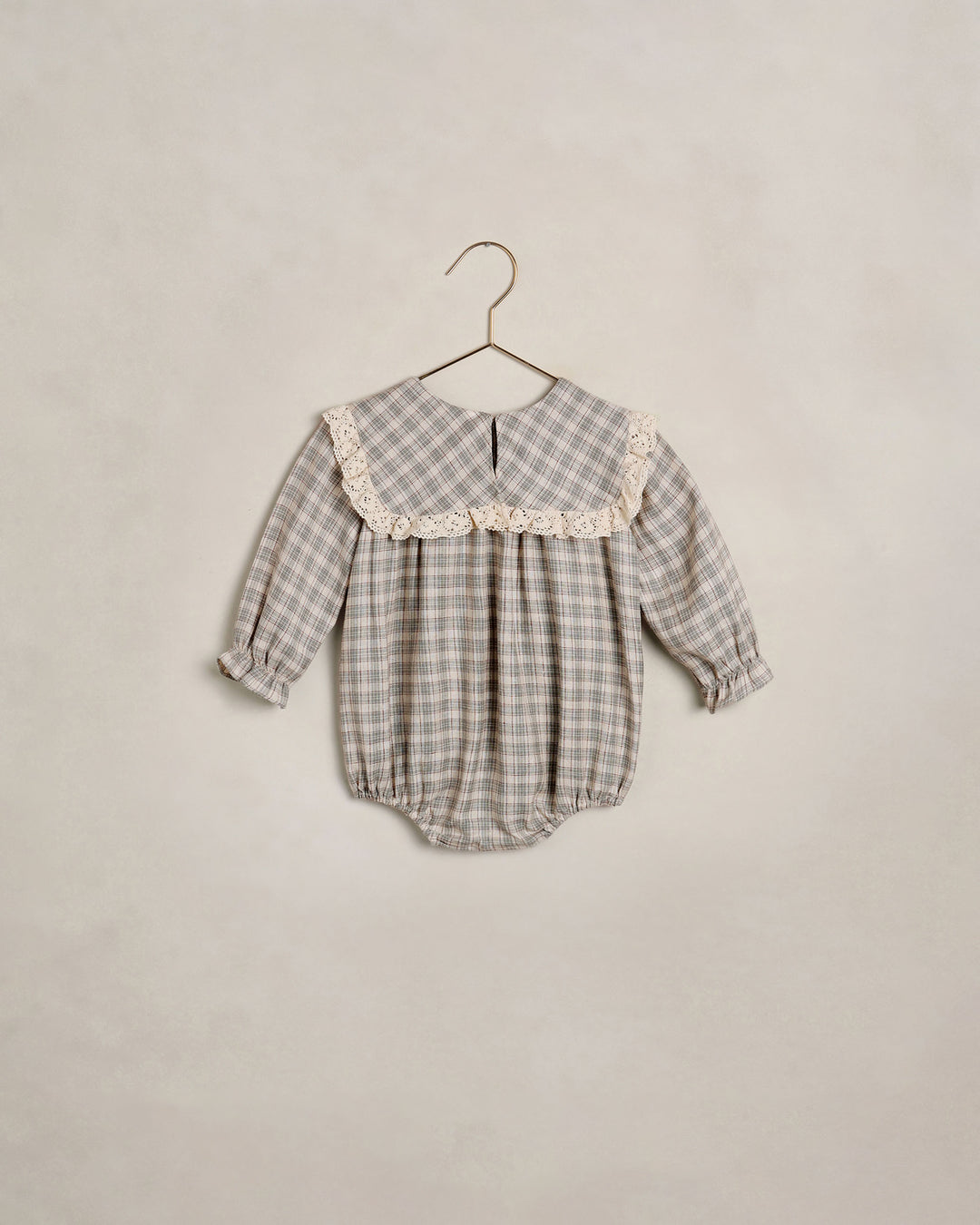 noelle romper || fall plaid
