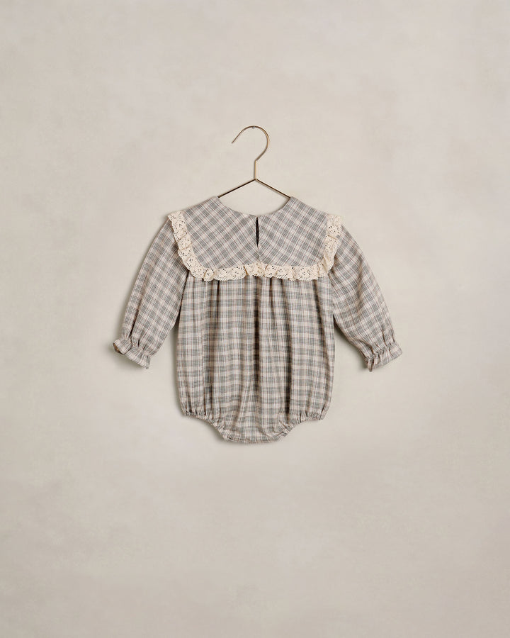 noelle romper || fall plaid