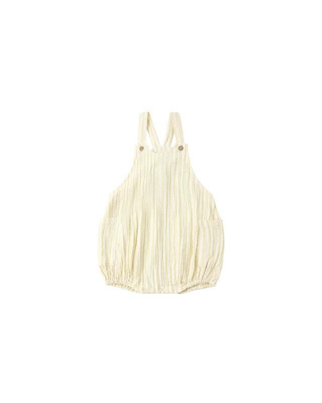 LOU ROMPER || CITRON STRIPE
