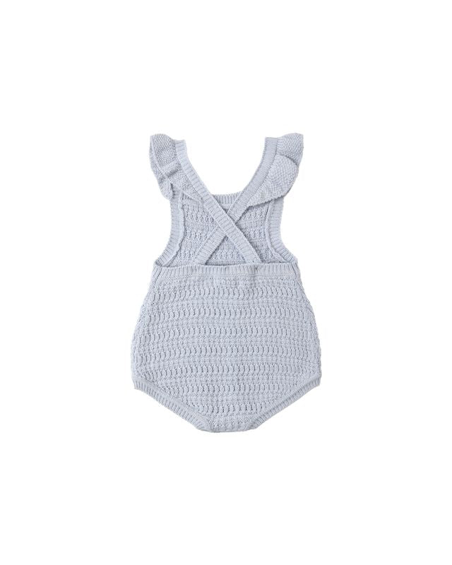 CROCHET ROMPER || PERIWINKLE