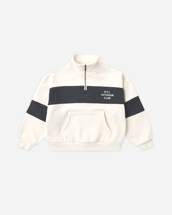 PANEL STRIPE HALF ZIP || OUTDOOR CLUB