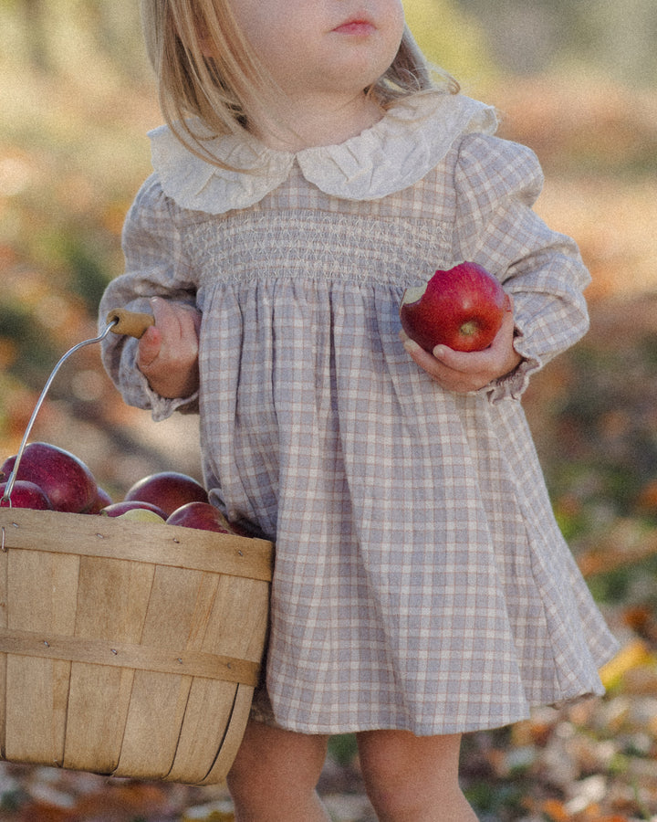 CALLIE DRESS || BLUE GINGHAM