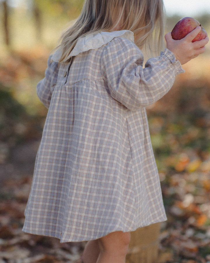 CALLIE DRESS || BLUE GINGHAM