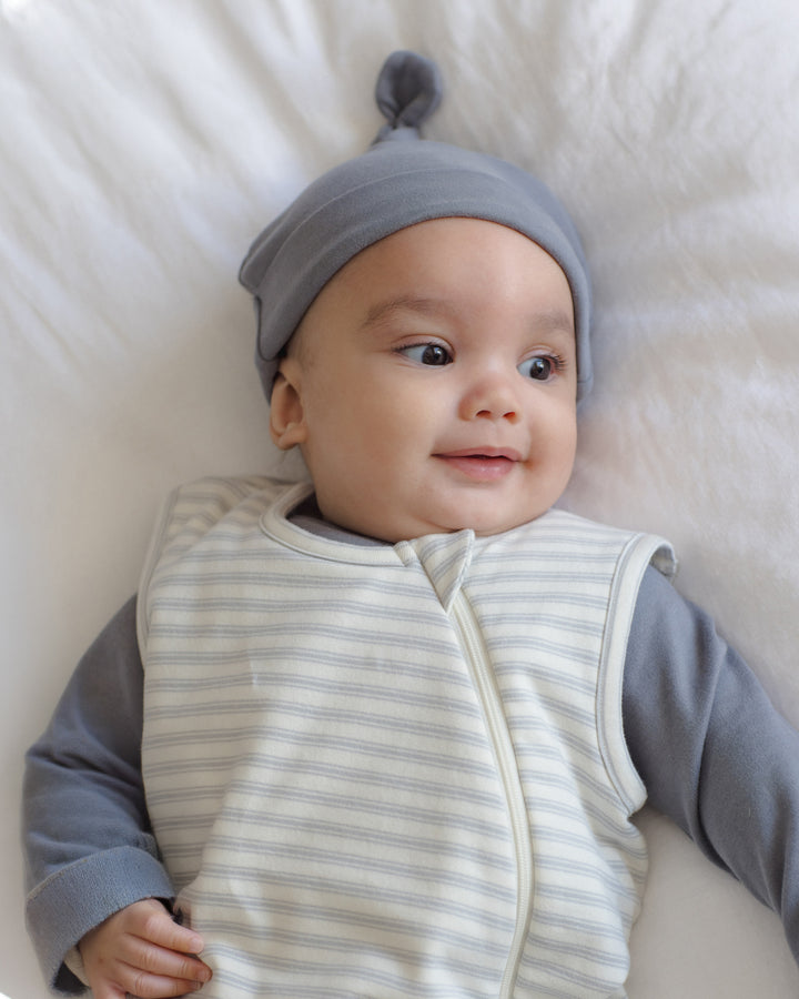 JERSEY SLEEP BAG || CLOUD STRIPE