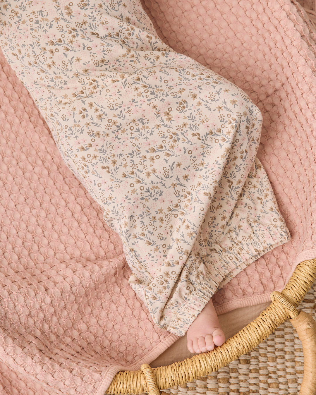 BAMBOO BABY GOWN + HAT SET || BLOOM