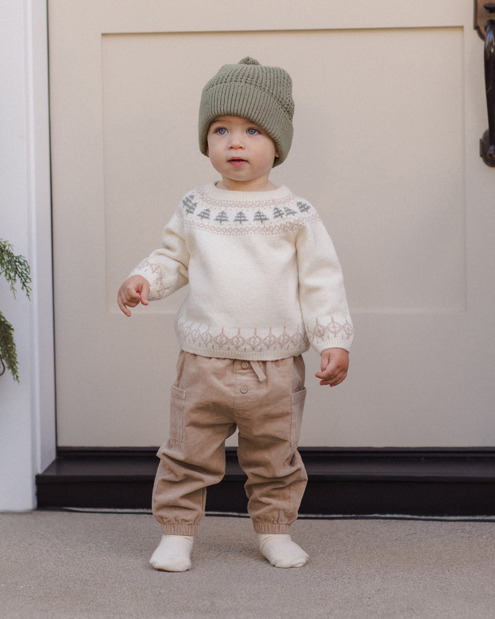 rex sweater || tree fair isle