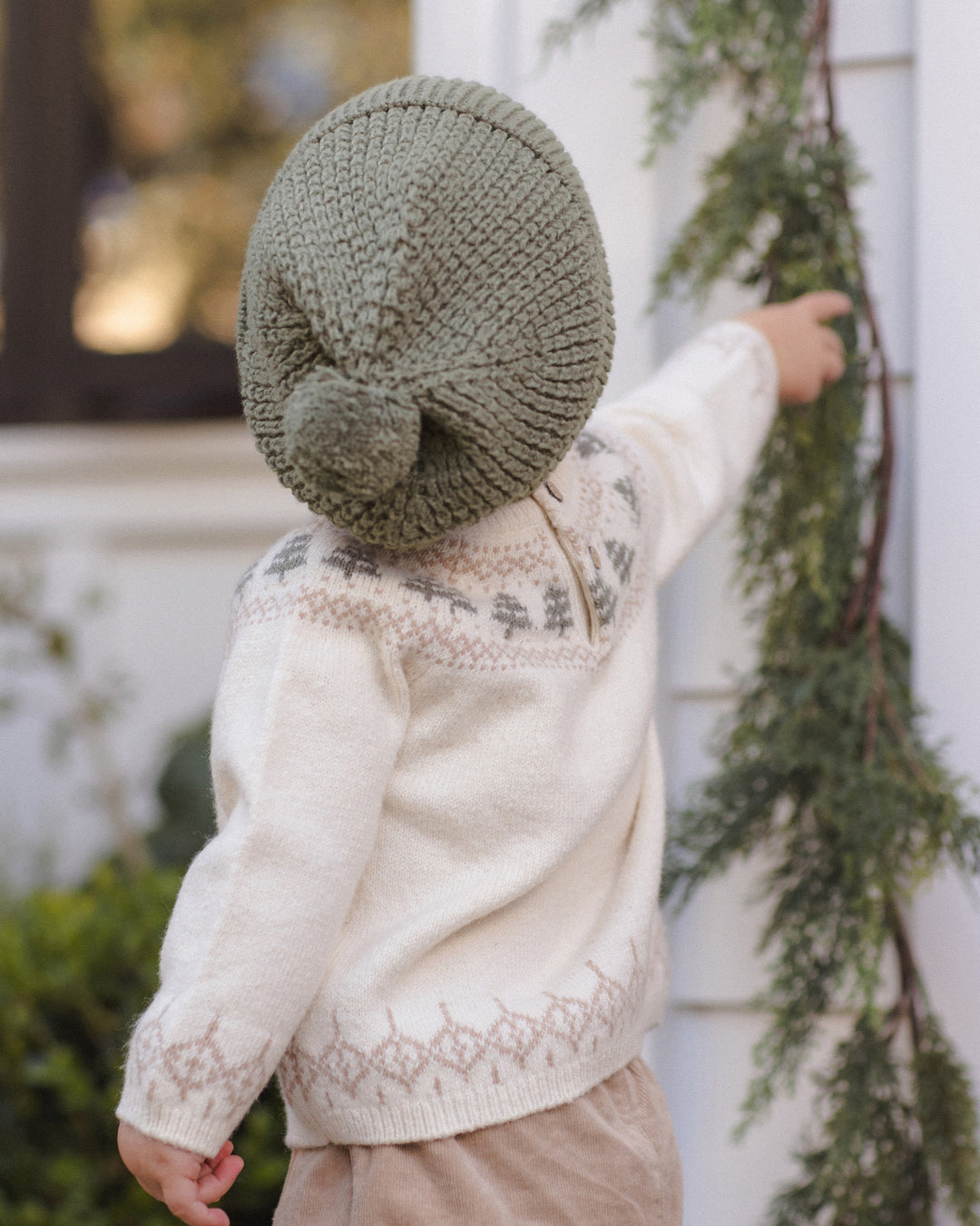 rex sweater || tree fair isle