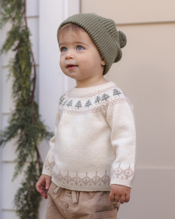 rex sweater || tree fair isle