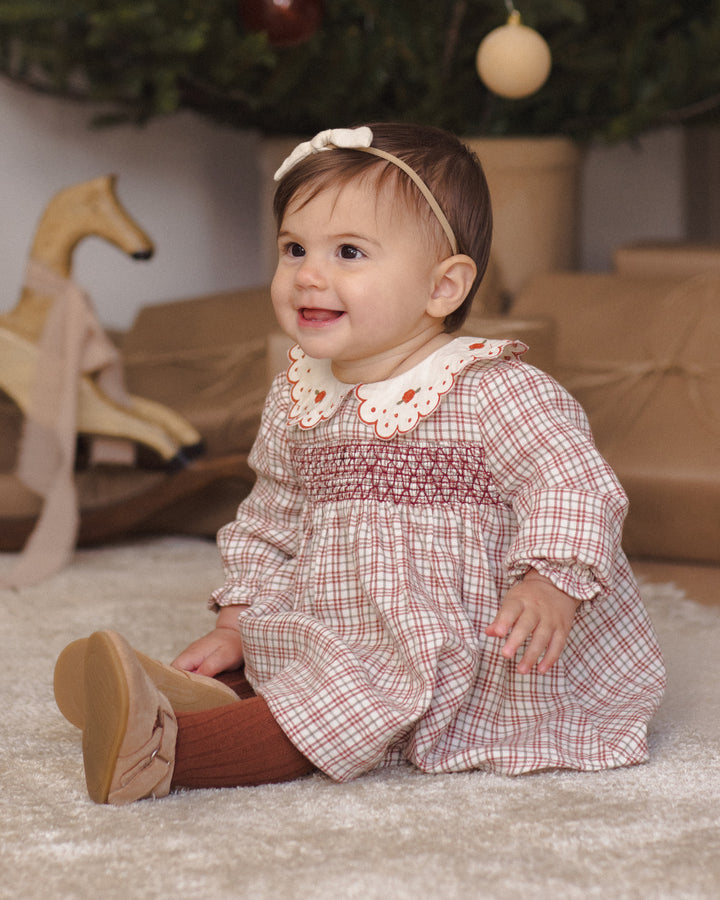 callie dress || christmas plaid