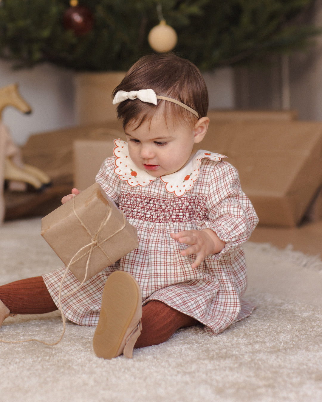 callie dress || christmas plaid