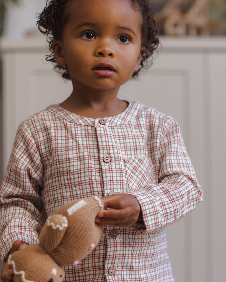 milo shirt || christmas plaid
