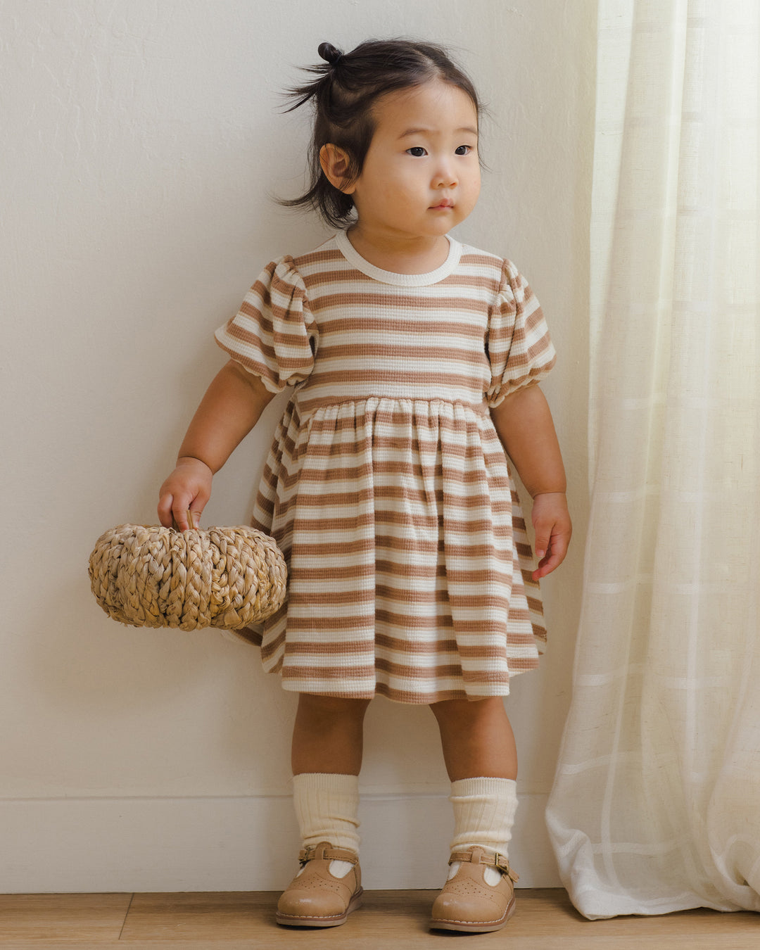 darla dress || spice stripe