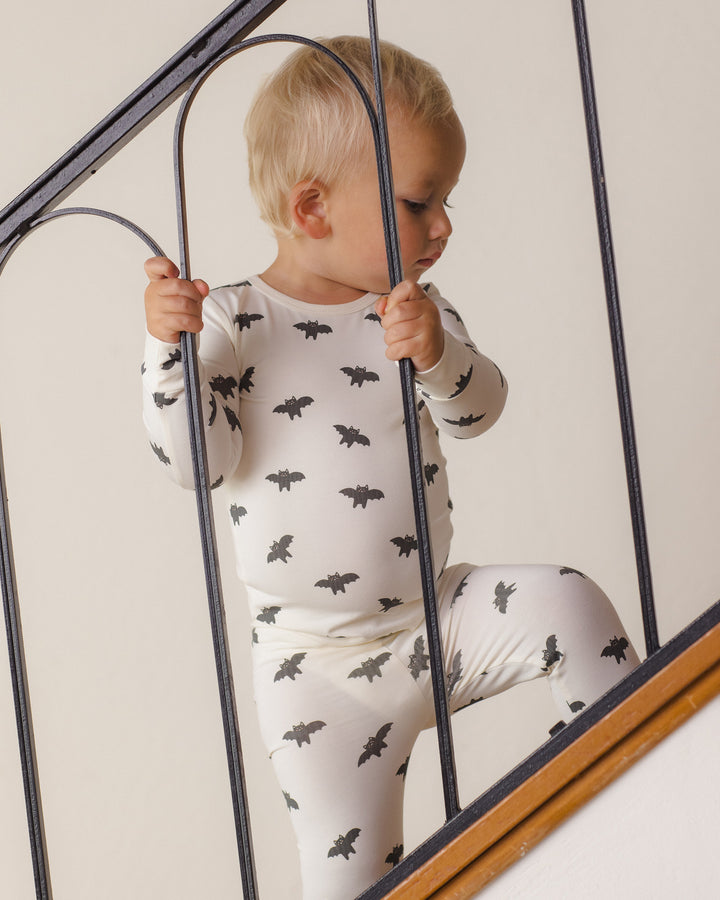 bamboo pajama set || bats