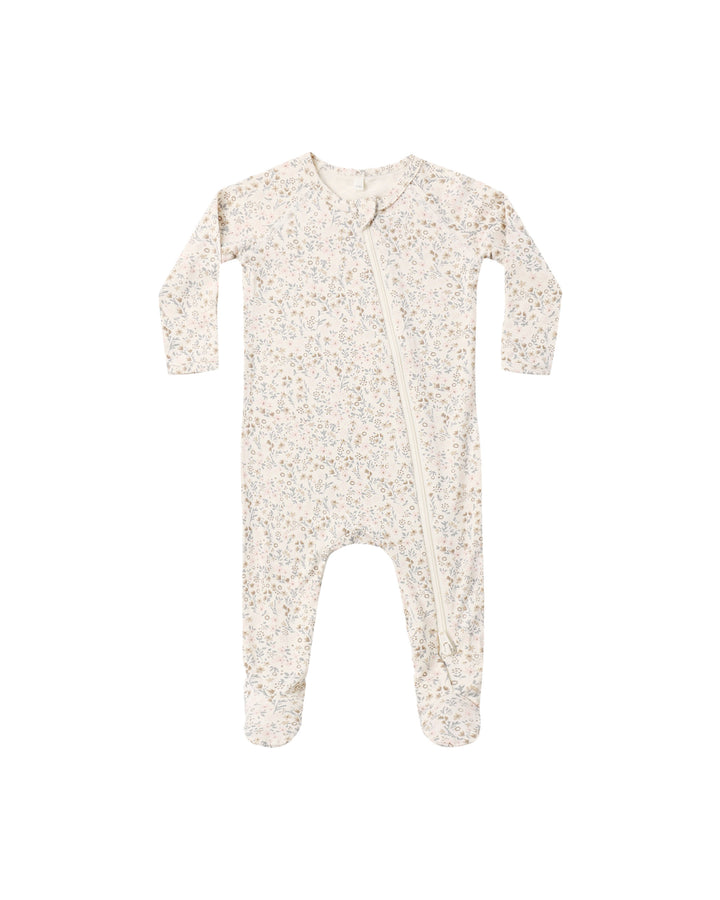 BAMBOO ZIP FOOTIE || BLOOM