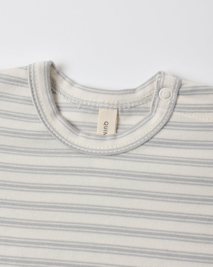 JERSEY BODYSUIT, 2 PACK || SQUIRREL, CLOUD STRIPE