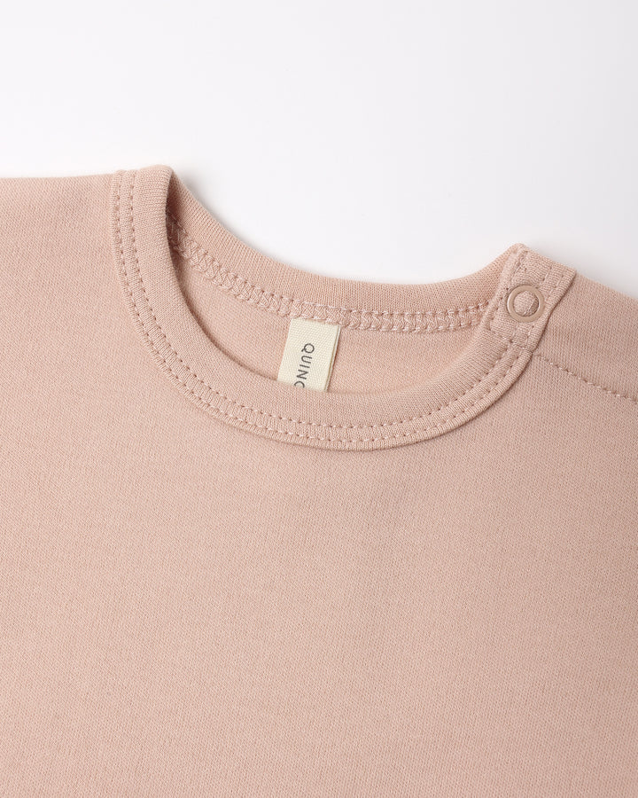 JERSEY BODYSUIT, 2 PACK || FLORAL VINE, DUSTY ROSE