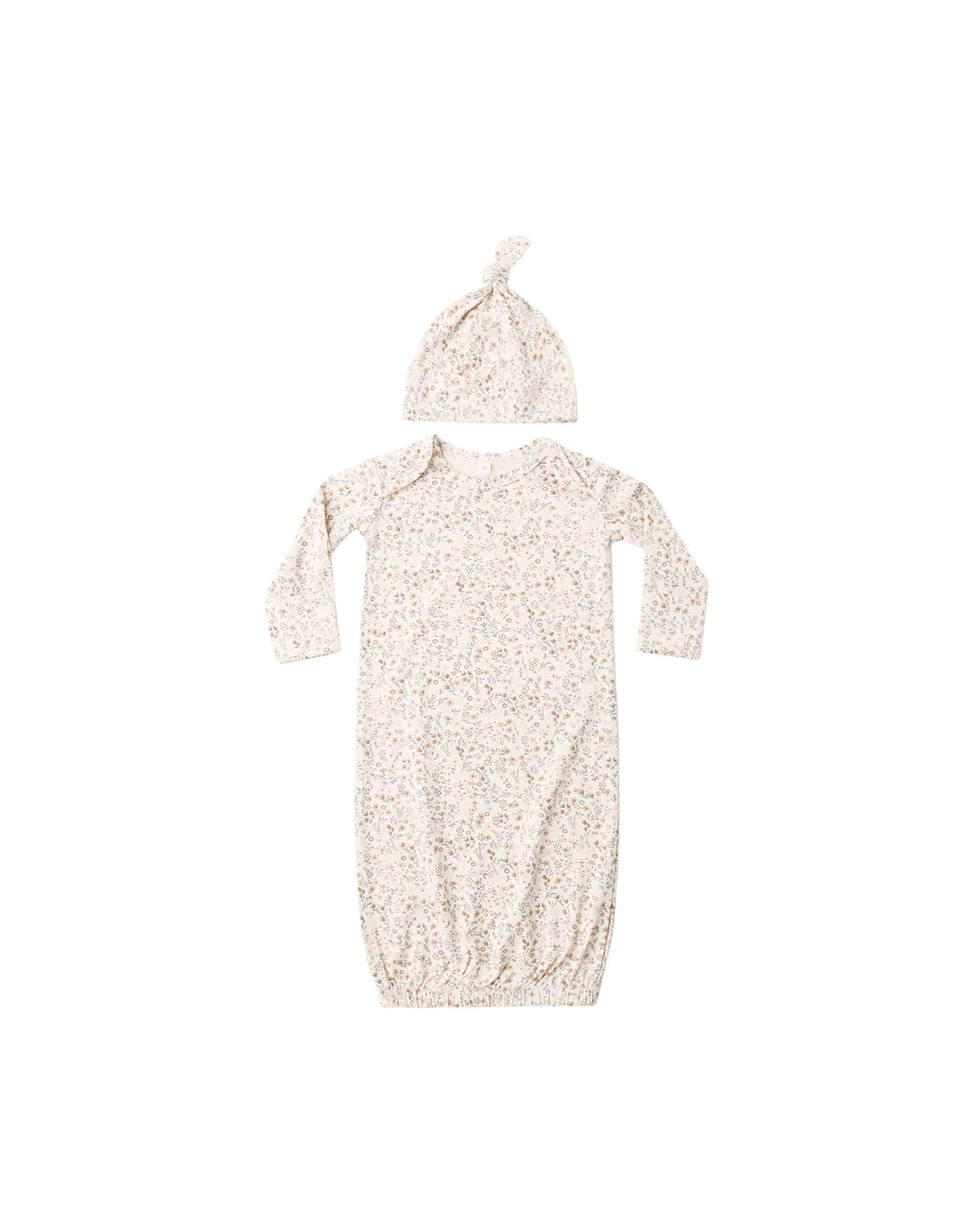 BAMBOO BABY GOWN + HAT SET || BLOOM